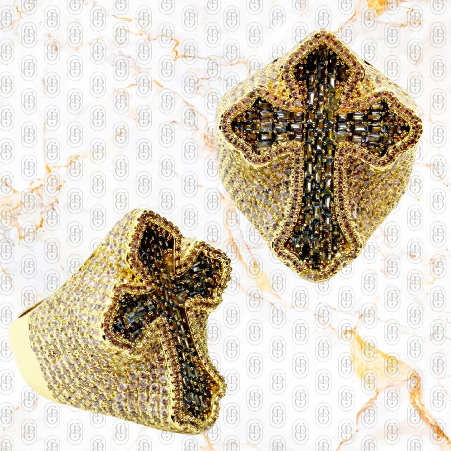 Ankh Celestial BLUE - ANILLO GOLD