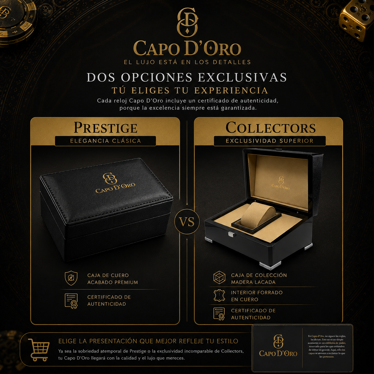 Reloj Capo D’Oro Gran Casino Tourbillon – Royal Noir