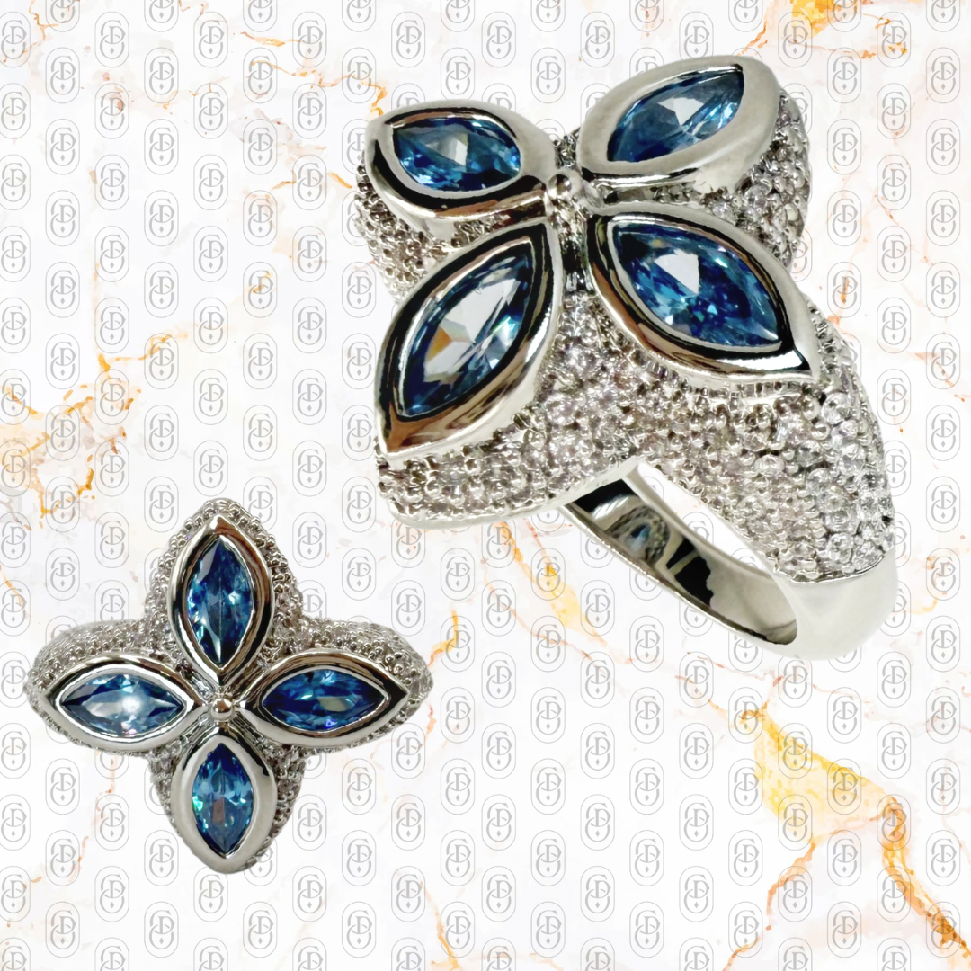 Lucky Royal Blue Sapphire - ANILLO SILVER