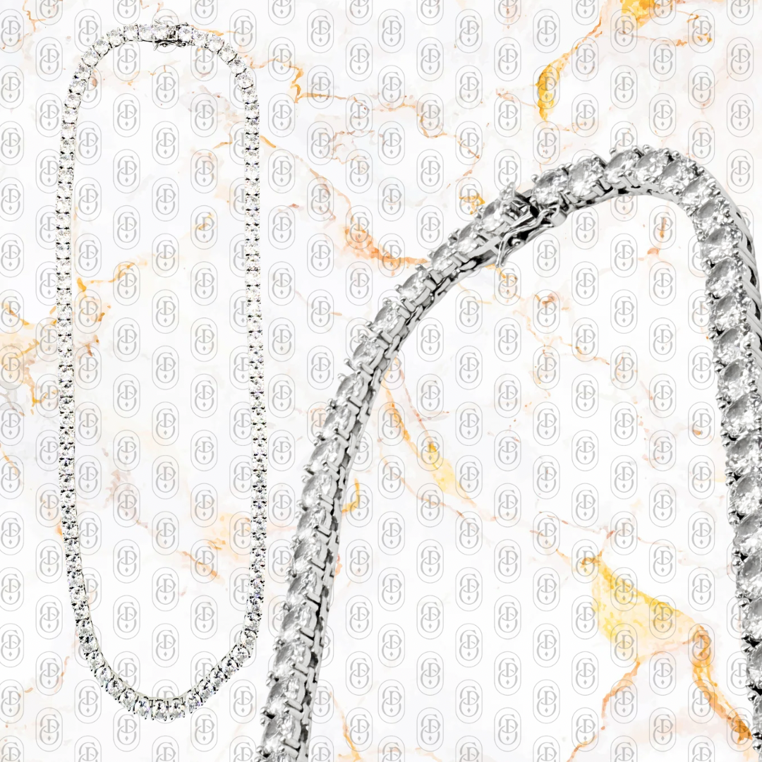 Tenis - CADENA SILVER 3mm / 5mm