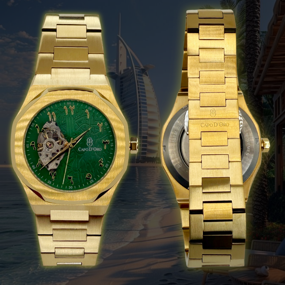 Reloj Royal Dubai Chapado en Oro 18K