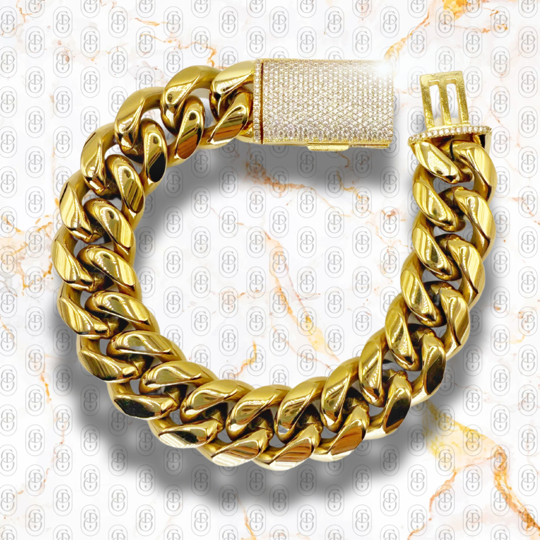 Cuban Premium Gold - BRAZALETE GOLD