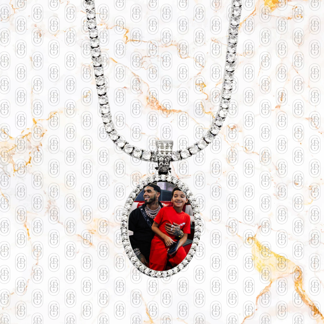 Oval Memories - COLGANTE SILVER PERSONALIZADO