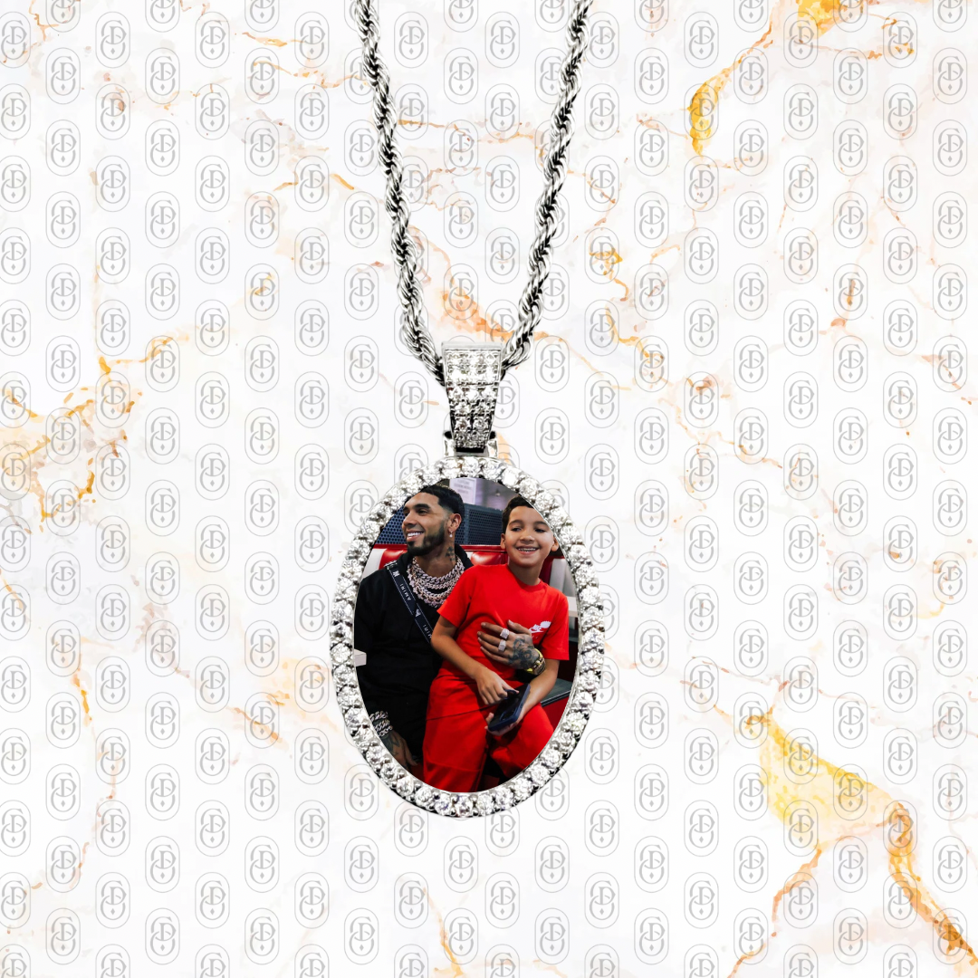 Oval Memories - COLGANTE SILVER PERSONALIZADO