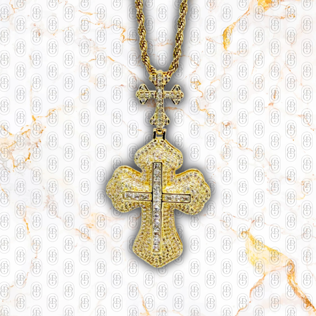 Divine Royal Cross - COLGANTE GOLD
