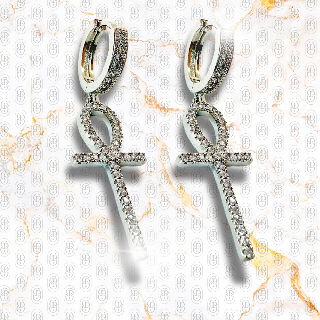 Ankh Lux - PENDIENTES SILVER