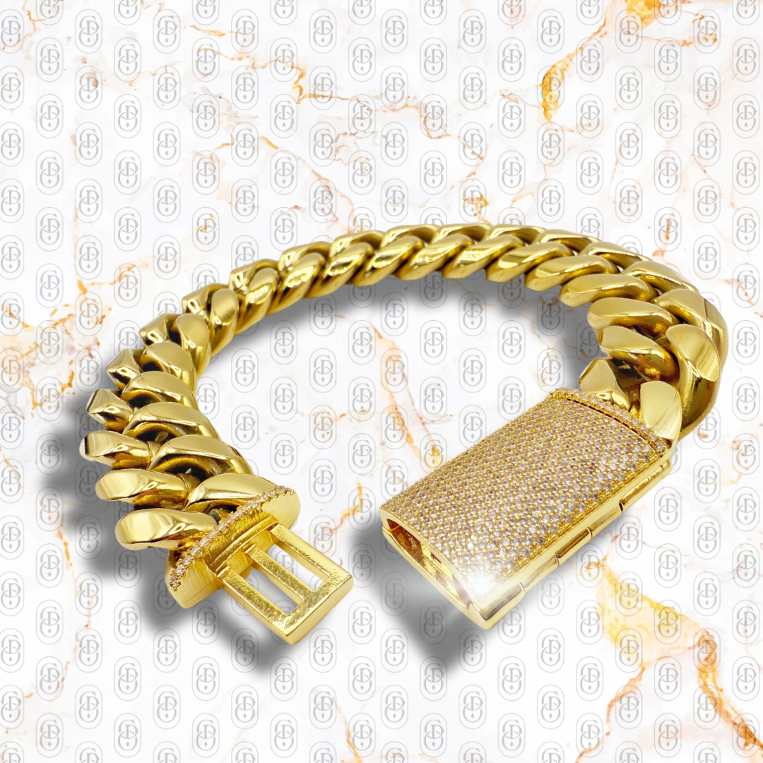 Cuban Premium Gold - BRAZALETE GOLD