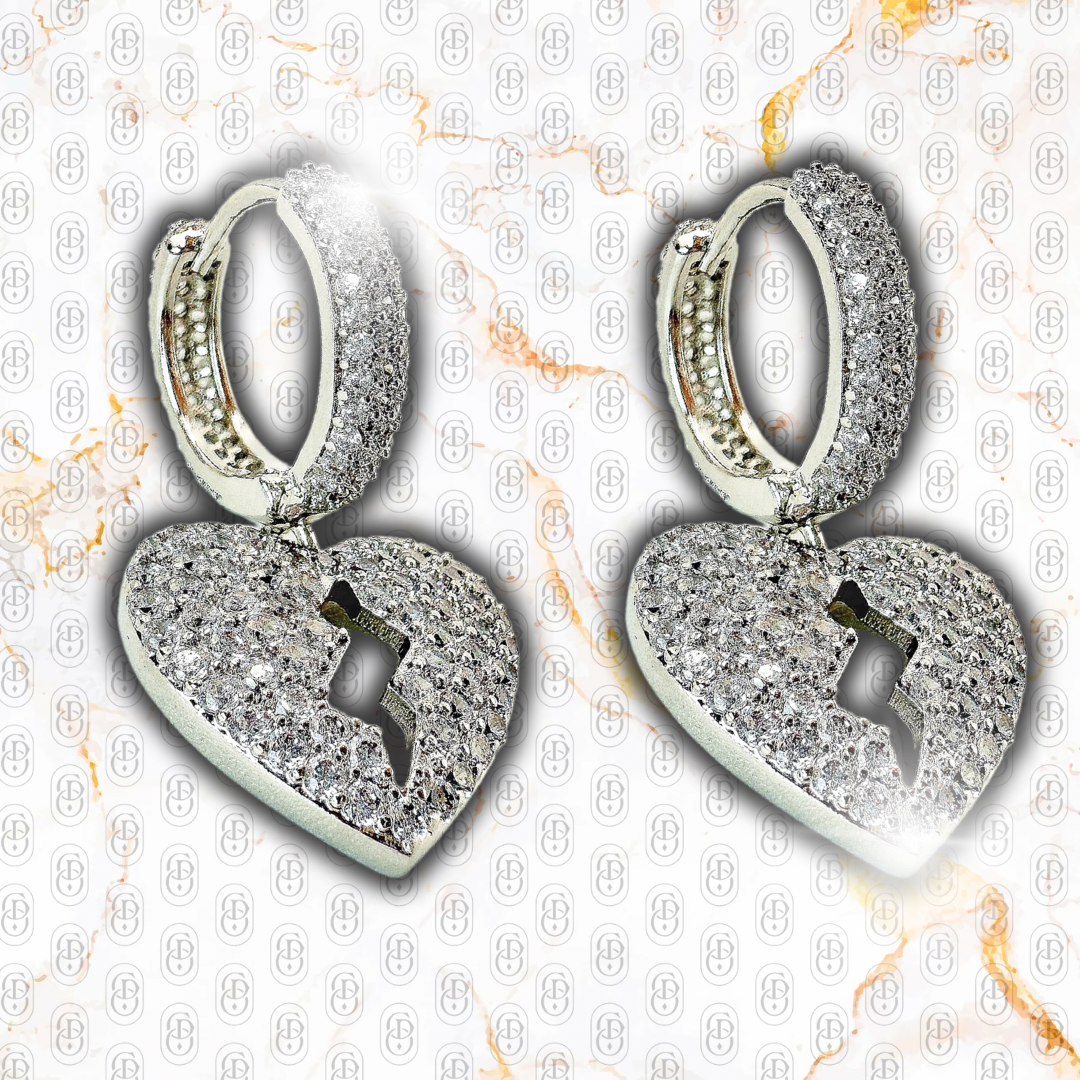 Cuore - PENDIENTES SILVER