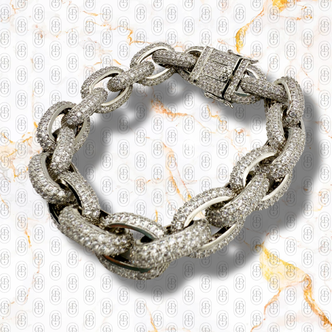 The Catena Reale - Brazalete Silver