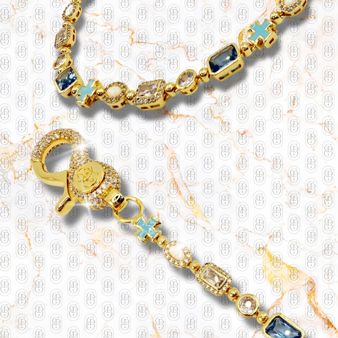 Azurra Reale - PANTS CHAIN GOLD