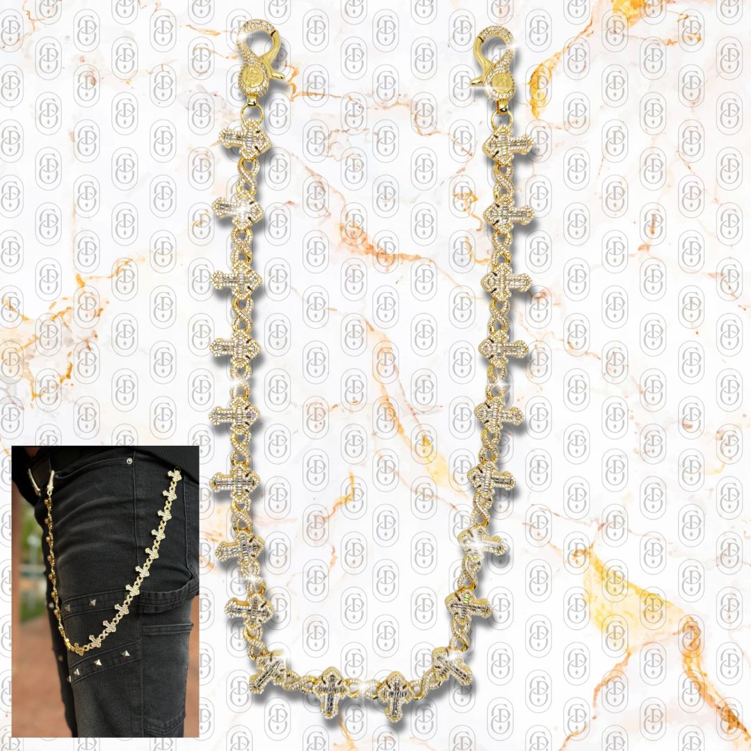 Croce Divina - PANTS CHAIN GOLD