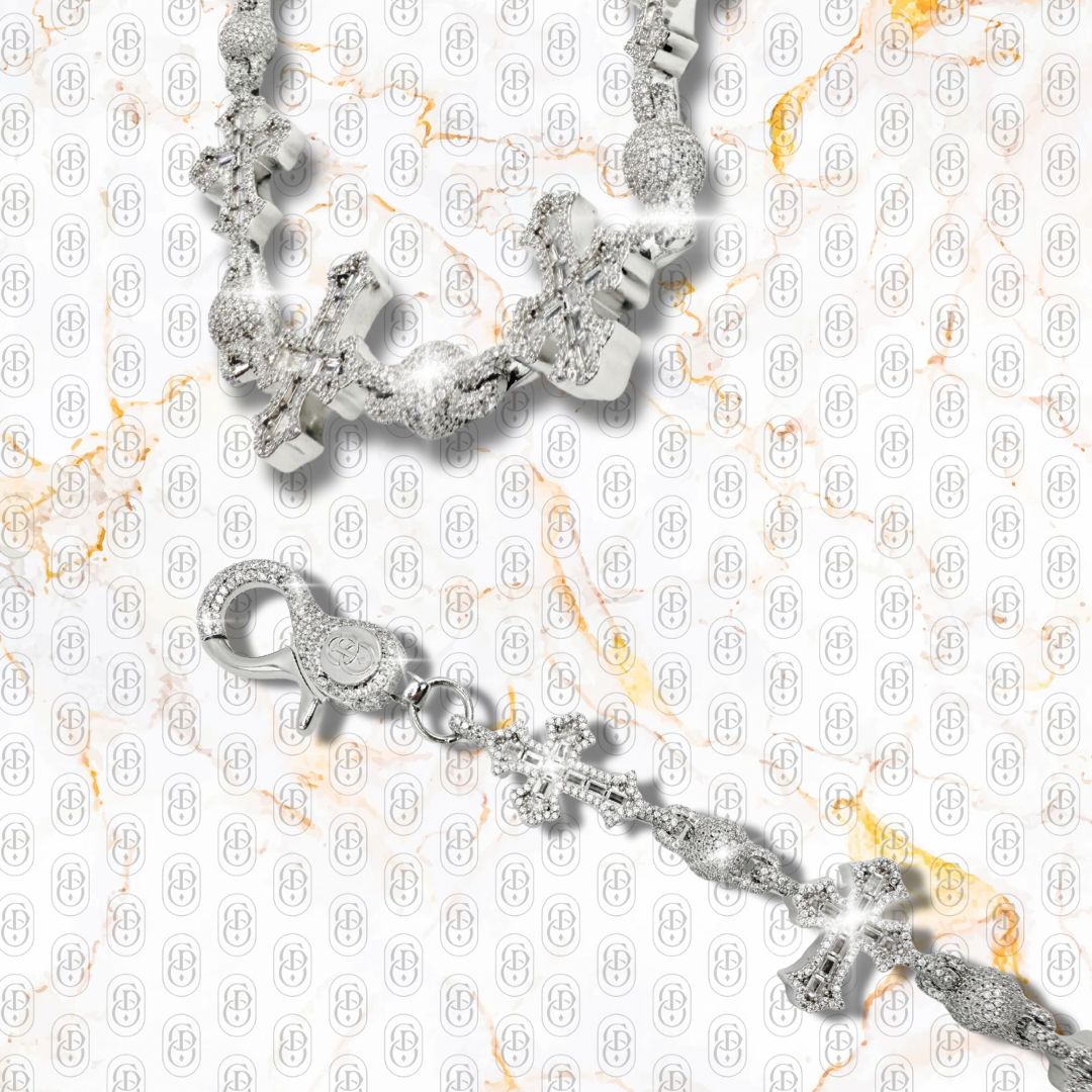 Capo Lux Cross - PANTS CHAINS SILVER