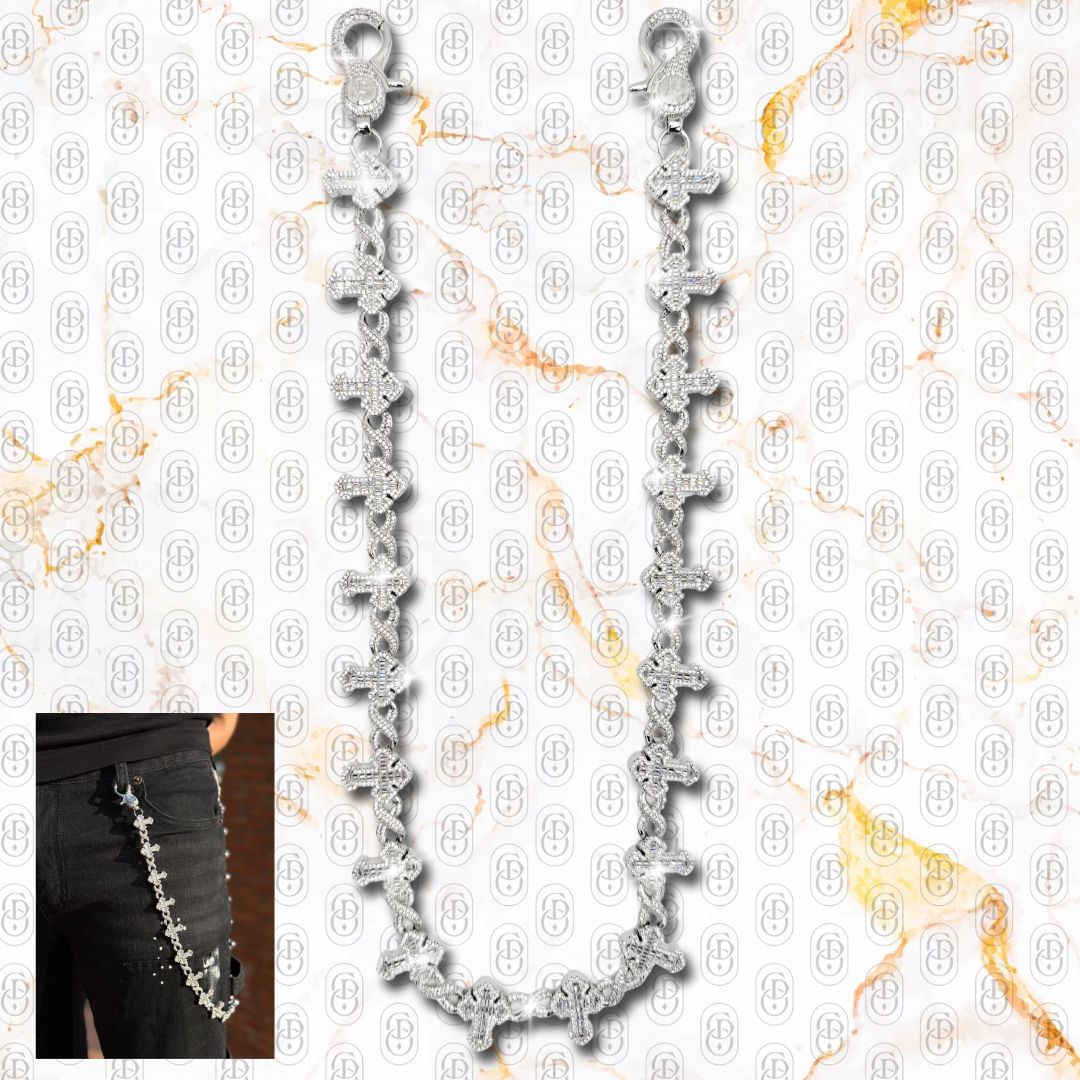 Croce Divina - PANTS CHAIN SILVER