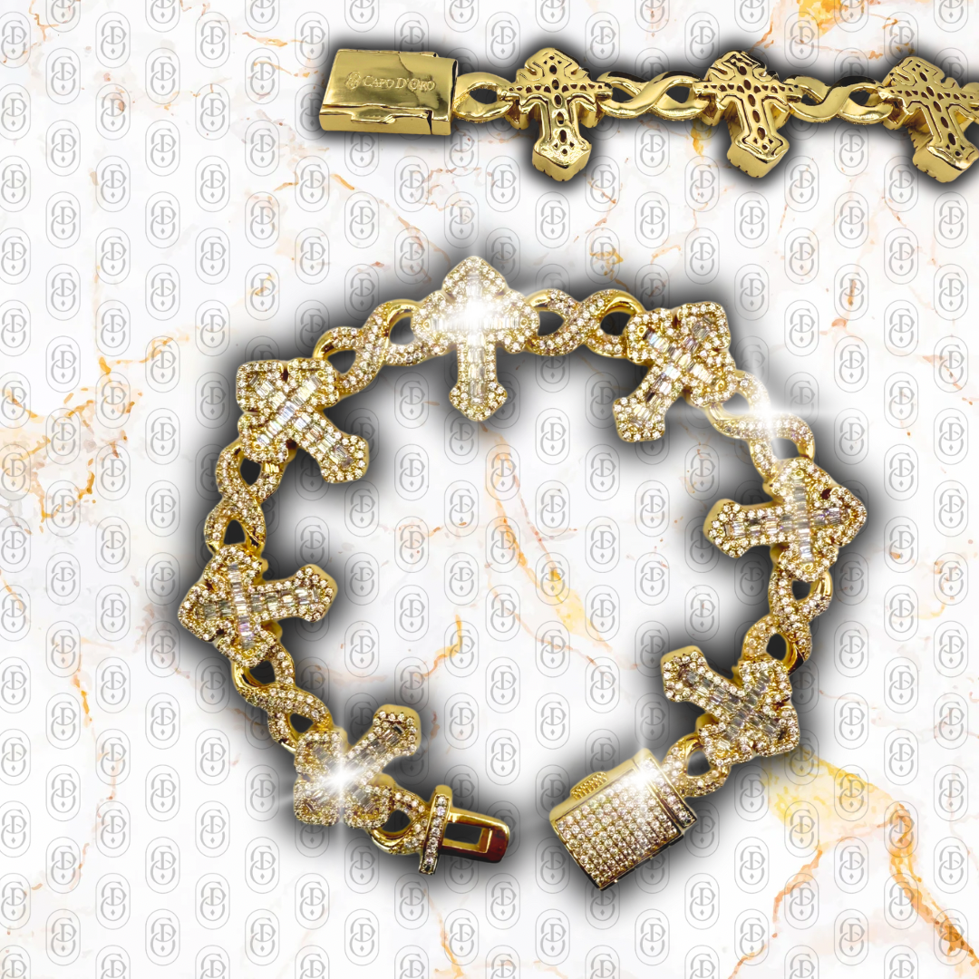 Croce Divina - BRAZALETE GOLD