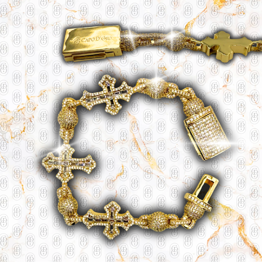 Capo Lux Cross - BRAZALETE GOLD