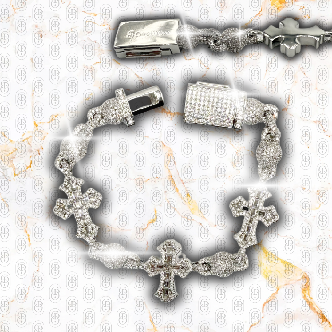 Capo Lux Cross - BRAZALETE SILVER