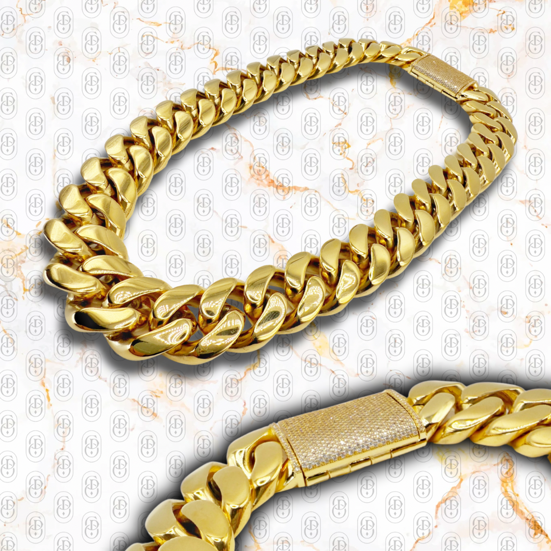 Cuban Premium Gold - CADENA GOLD 20mm