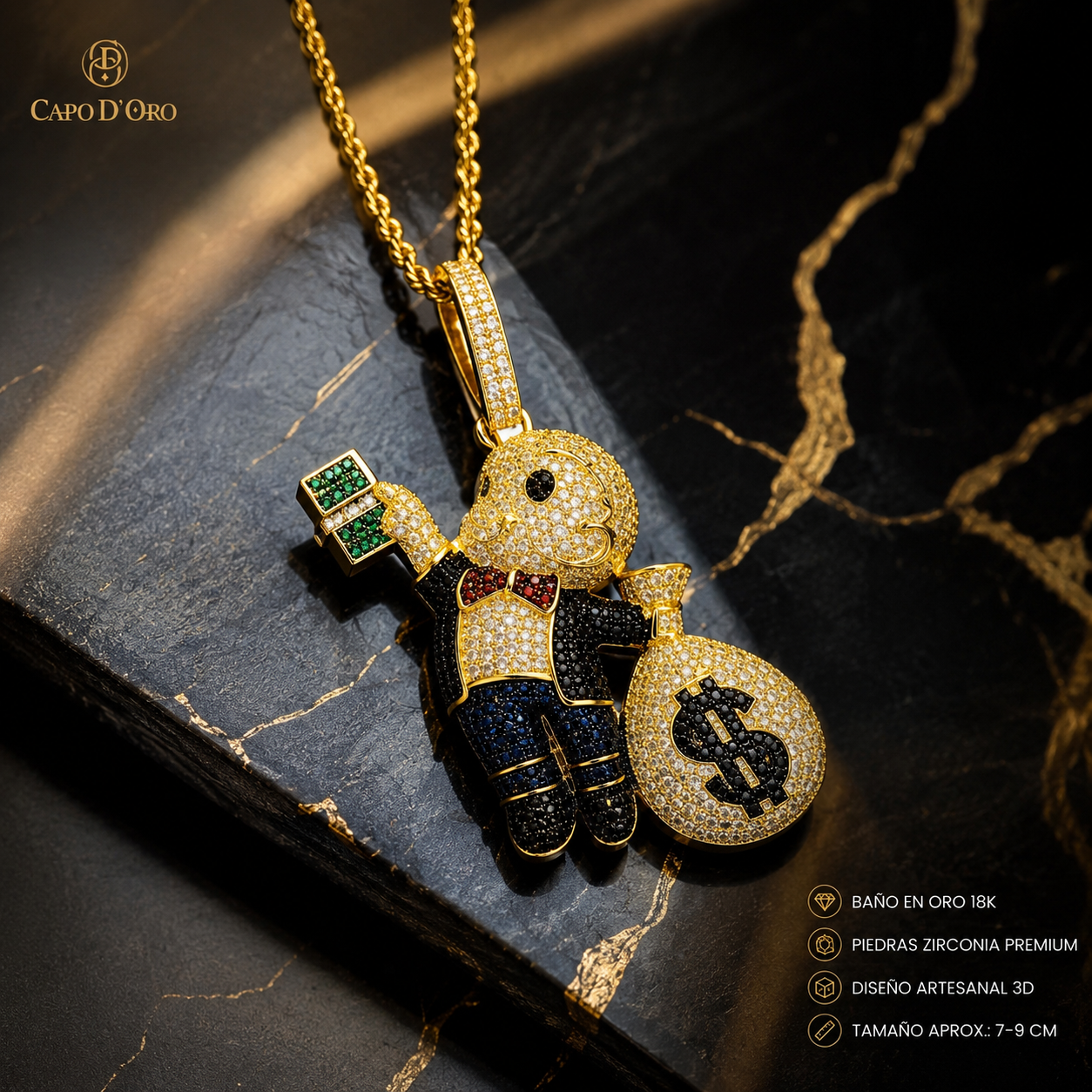Mr Gold Monopoly - COLGANTE GOLD
