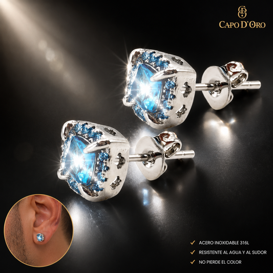 Azure Signet - PENDIENTES SILVER