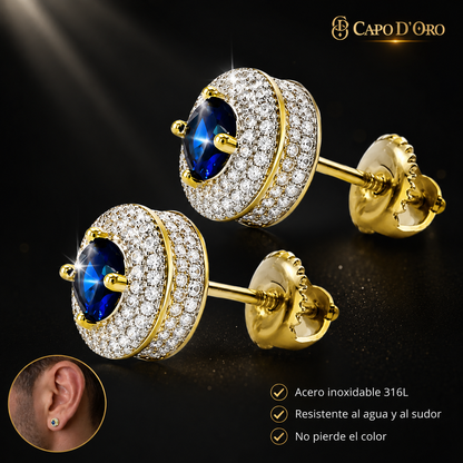 Azur Imperial - PENDIENTES GOLD