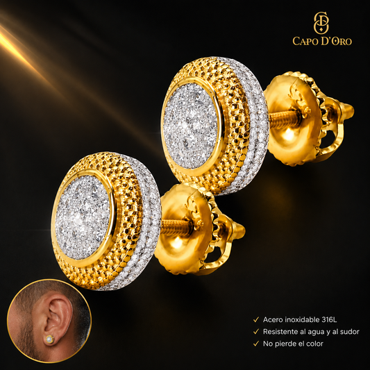 Aureum Halo - PENDIENTES GOLD
