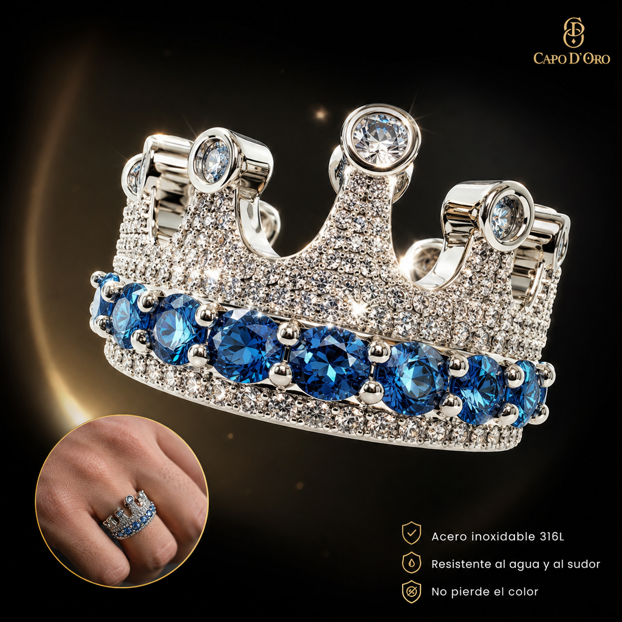 Royal Crown - ANILLO SILVER