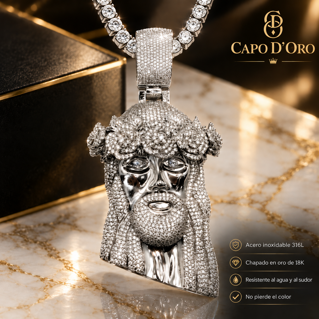 Cristo Supremo - COLGANTE SILVER