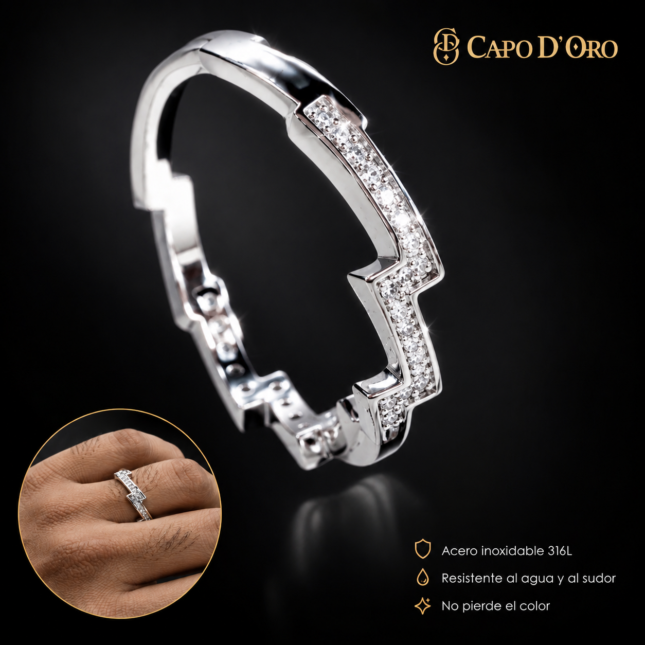Bolt Legacy - ANILLO SILVER