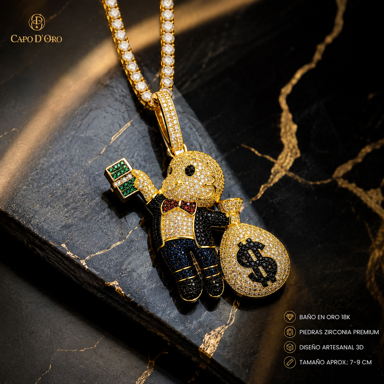 Mr Gold Monopoly - COLGANTE GOLD