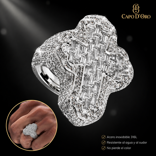 Croce Venedetta - ANILLO SILVER