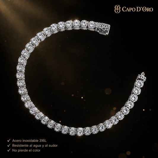 Tennis Royale - BRAZALETE SILVER 5mm