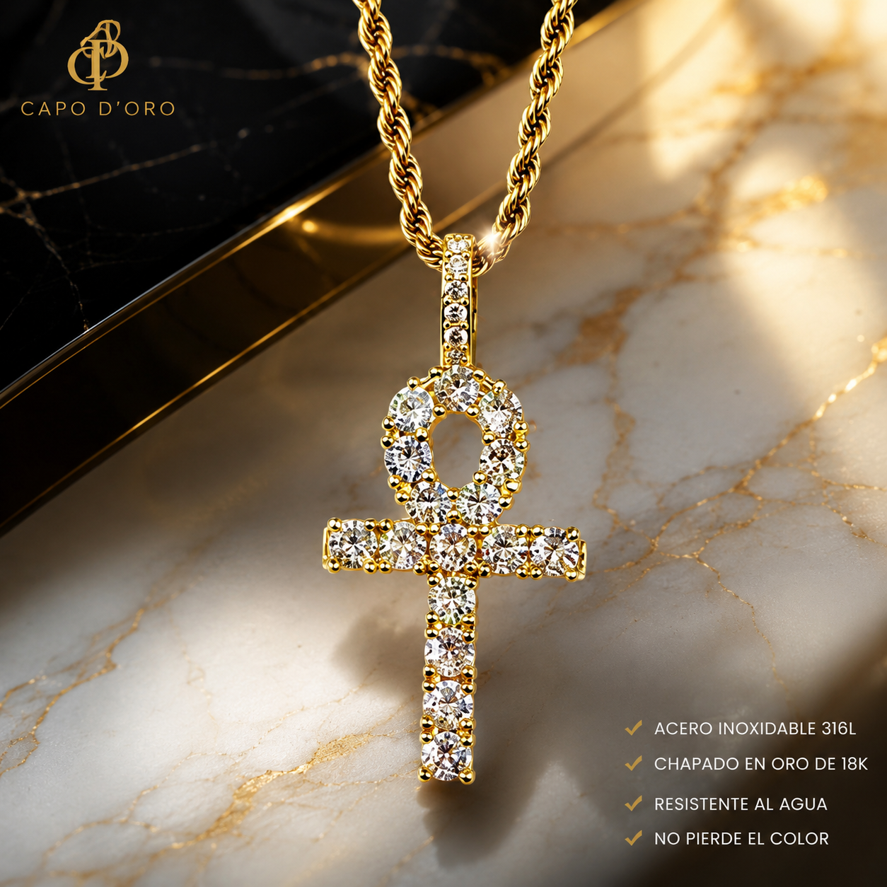 Ankh Élite - COLGANTE GOLD