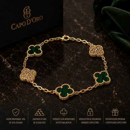 Capo Fortuna (Verde Imperiale) - BRAZALETE GOLD