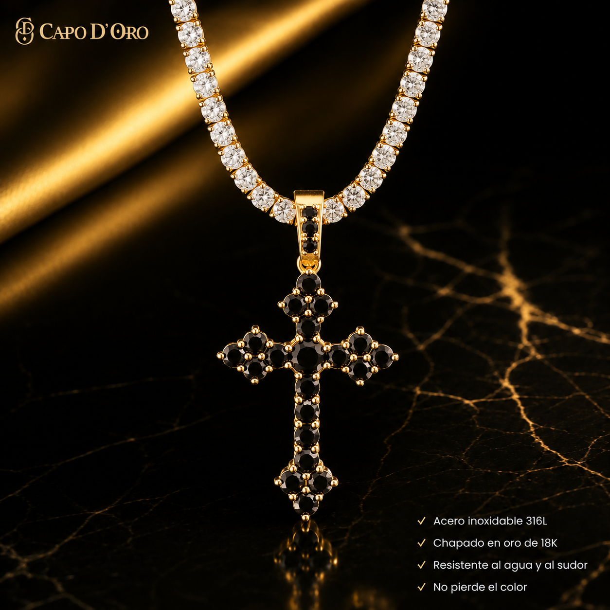 Nero Royale - COLGANTE GOLD