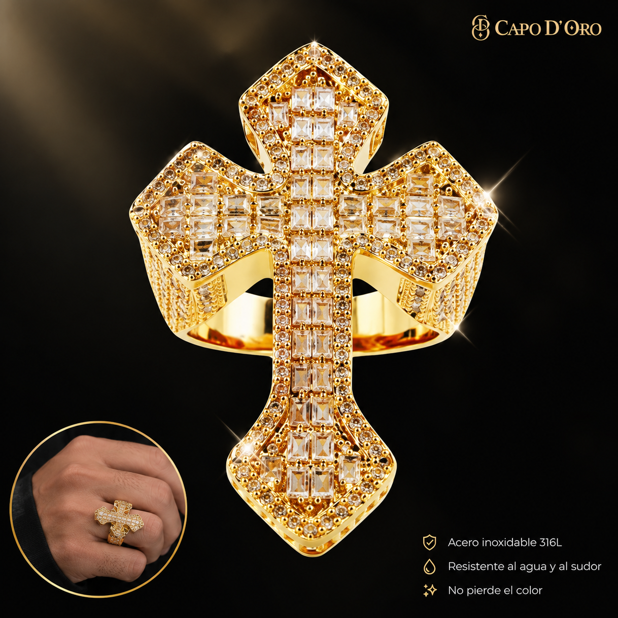 Imperium Cross - ANILLO GOLD