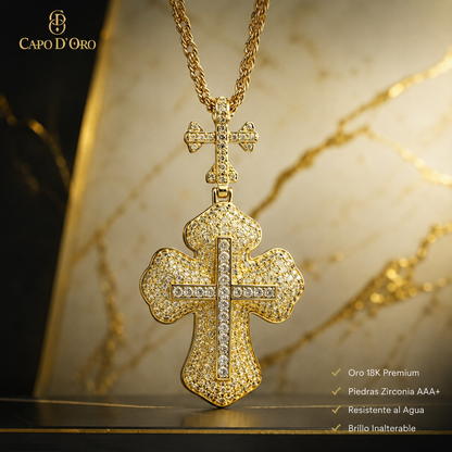 Divine Royal Cross - COLGANTE GOLD