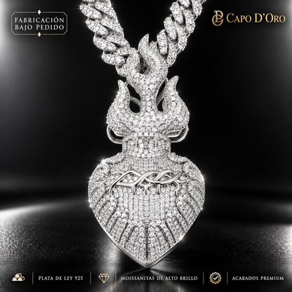 Sacro Cuore Imperiale — COLGANTE (Fabricación bajo pedido)