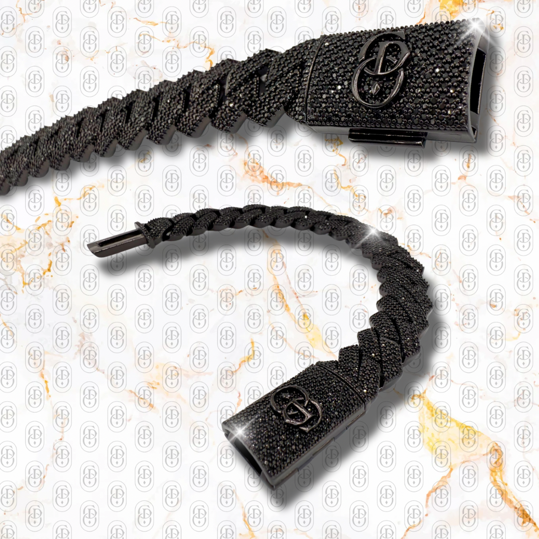 Miami Cuban Link - BRAZALETE BLACK GOLD 15mm