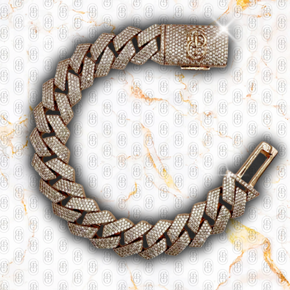 Miami Cuban Link - BRAZALETE ROSE GOLD 15mm