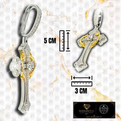 Crowned Salvation - COLGANTE SILVER (Plata de Ley 925/ Moisanitas)