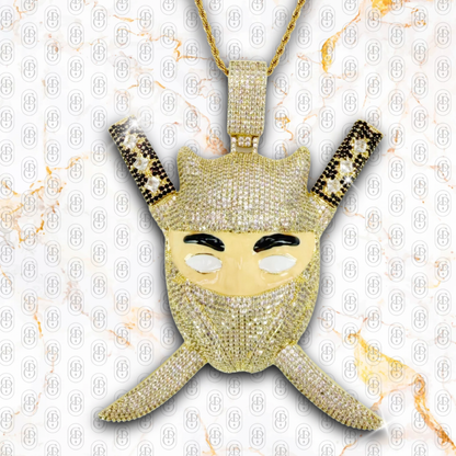 Diamond Ninja Pendant - COLGANTE GOLD