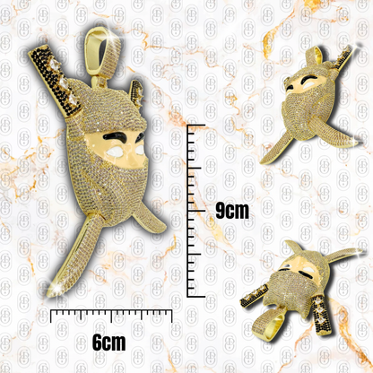 Diamond Ninja Pendant - COLGANTE GOLD