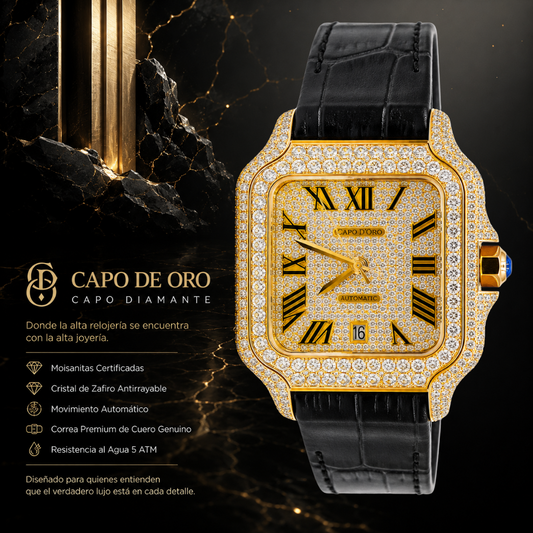 Capo Diamante - Golden Majesty (Moisanitas Certificadas)