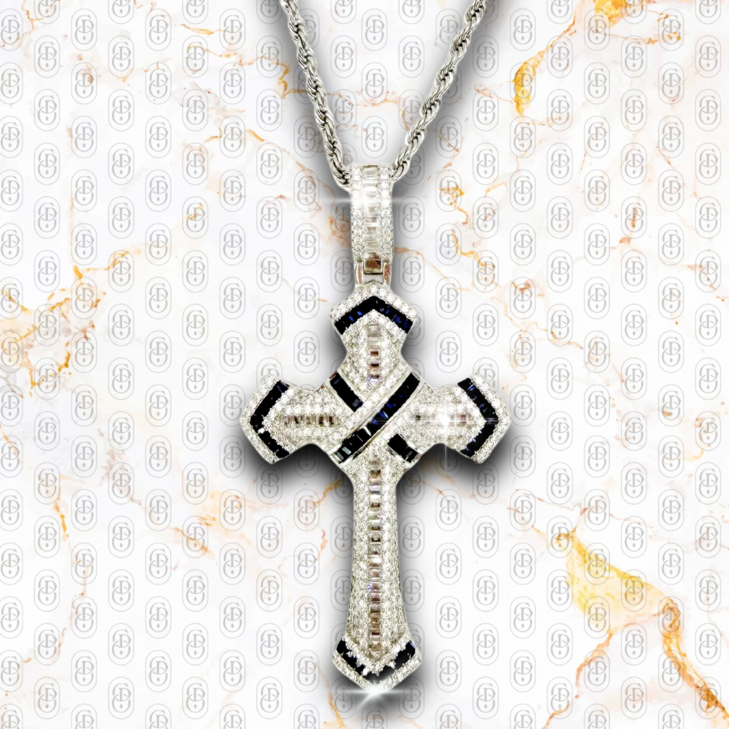 Saphire Sovereign - COLGANTE SILVER