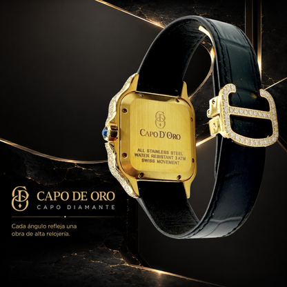 Reloj Capo Diamante – Imperial Gold (Moisanitas Certificadas)