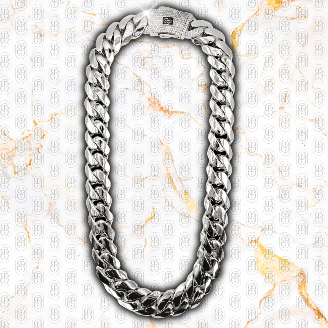 Royal Cuban Link - CADENA SILVER 18mm