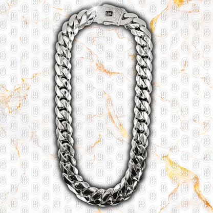 Royal Cuban Link - CADENA SILVER 18mm