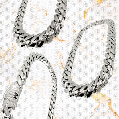 Royal Cuban Link - CADENA SILVER 18mm