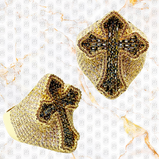 Ankh Celestial BLUE - ANILLO GOLD