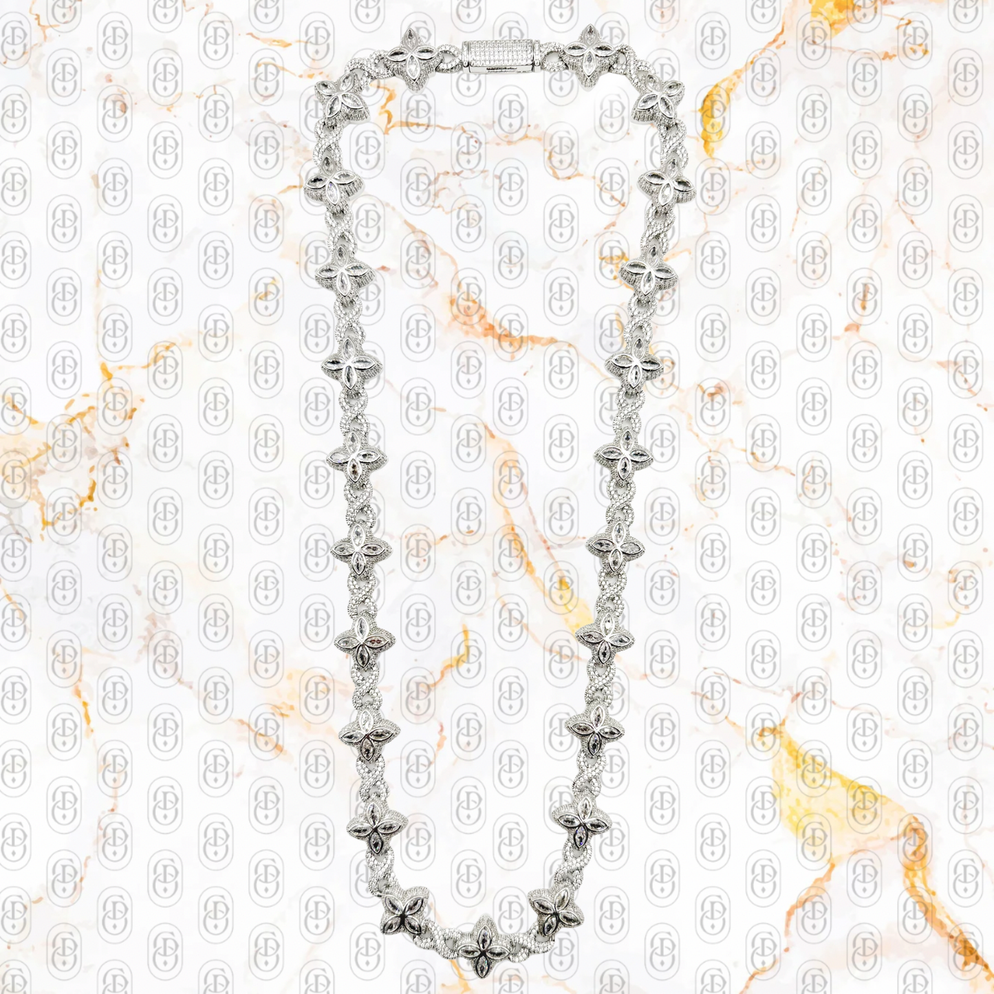 Lucky Royal 2.0 Total Ice - CADENA SILVER 12MM